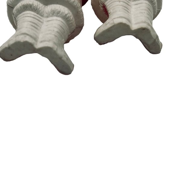 2 Vintage Irwin Standing Christmas Santa Claus w Gifts & Toy Sack Plastic 4" - Picture 13 of 16